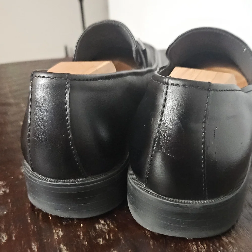 Men's Calvin Klein Leather Loafers Size 8 - Picture 8 of 13